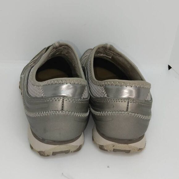 Skechers Active Women's Pre-owned Leather & Textile Gray Walking Sneakers- sz. 8 - Picture 4 of 6